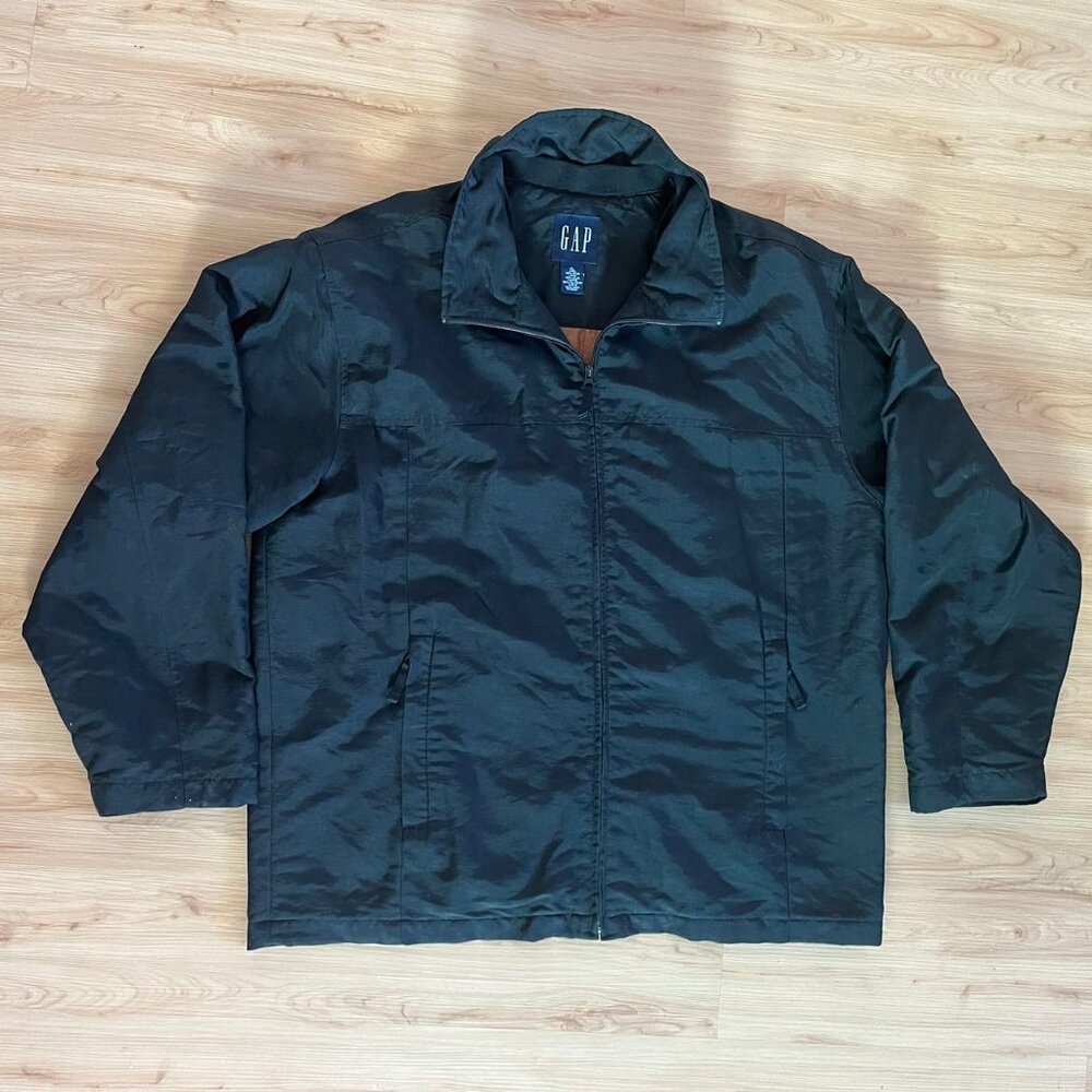 Gap Mens Parka Jacket Black Size XL
